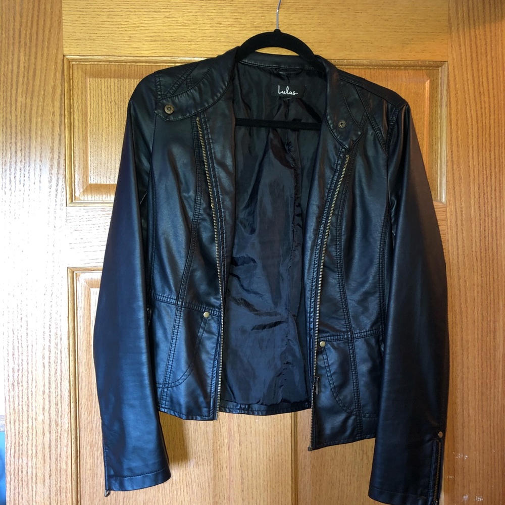 lulus leather jacket - Picture 6 of 7